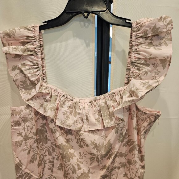 Beautiful Elie Tahari Off The Shoulder Midi Dress Size 14 - Picture 3 of 10